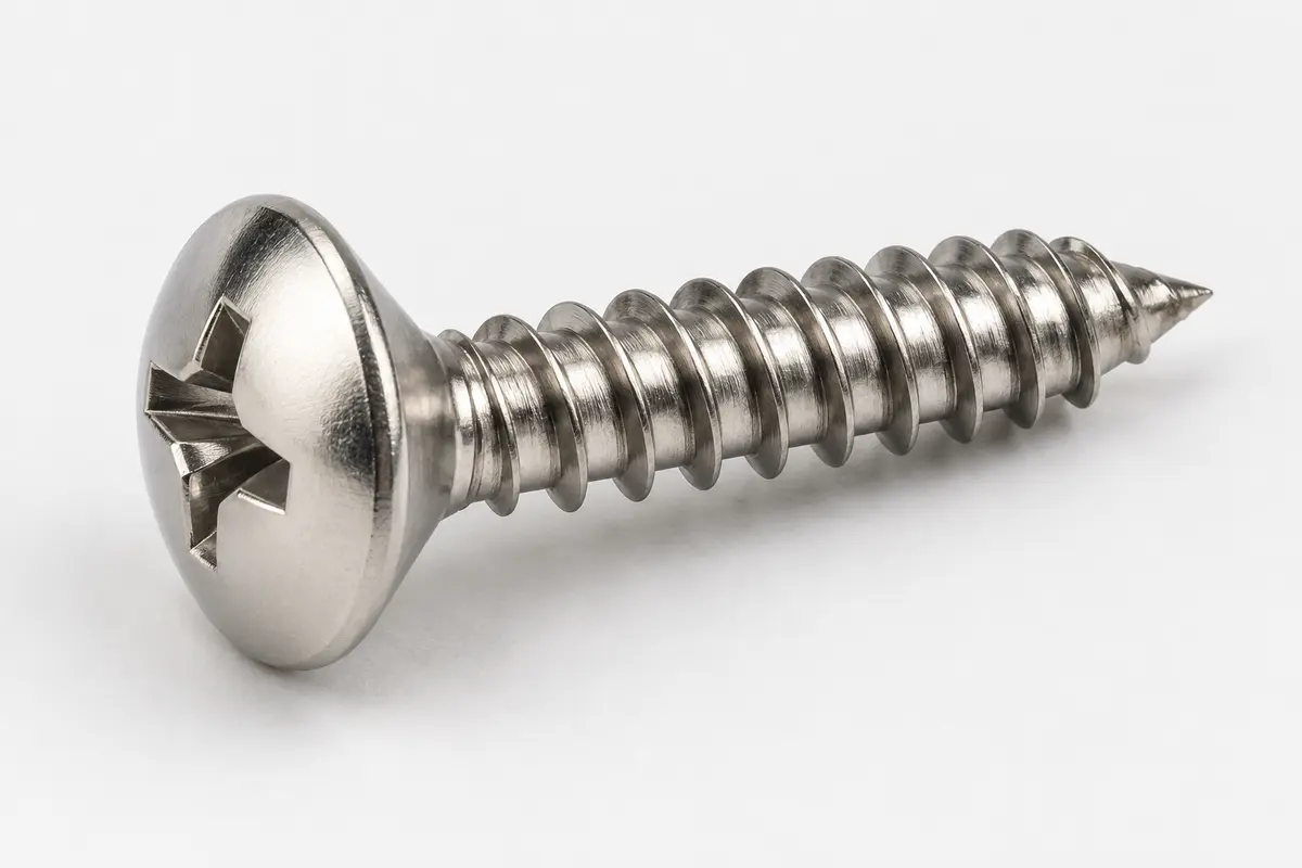 #8 Stainless Oval Head Screws — No Washer from CMP Performance Hardware